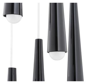Lustră pe cablu HOLLYWOOD 5xE14/7W/230V neagră Argon 2103