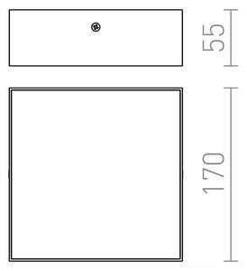 Plafonieră LED LARISA LED/15W/230V neagră RED-Design Rendl-R12849