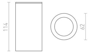 Spot MOMA 1xGU10/35W/230V alb RED-Design Rendl-R12043