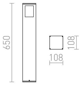 Lampă de exterior PONDER 1xE27/18W/230V IP44 neagră RED-Design Rendl-R10433