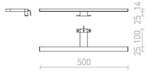 Aplică LED pentru oglindă de baie RED-Design Rendl-R12400 BALEA LED/7W/230V IP44