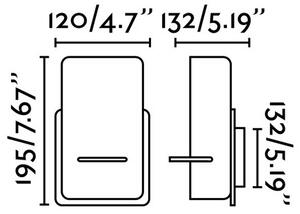 Lampă de perete SMILE 1xE27/15W/230V albă FARO 62130