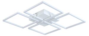 Lustră LED aplicată dimabilă 4xLED/16,25W/230V pătrată albă Top Light + telecomandă
