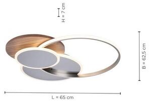 Plafonieră LED dimabilă PALMA LED/50W/230V Paul Neuhaus 8328-79 + telecomandă