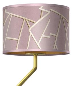 Lampă de perete ZIGGY 1xE27/40W/230V + 1xGU10/MR11/7W roz/auriu