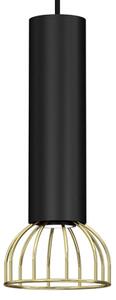 Lustră pe cablu DANTE 1xGU10/25W/230V neagră/aurie