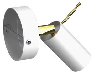 Spot de perete PRESTON 1xGU10/40W/230V alb/auriu