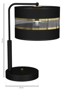 Lampă de masă ULTIMO 1xE27/60W/230V neagră