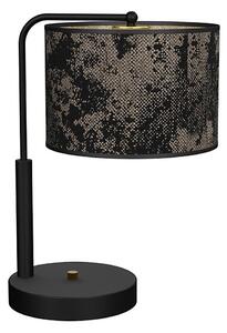 Lampă de masă SATINO 1xE27/60W/230V neagră/aurie