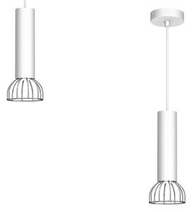 Lustră pe cablu DANTE 1xGU10/25W/230V albă/crom lucios