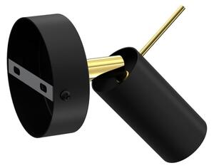 Spot de perete PRESTON 1xGU10/40W/230V negru/auriu