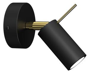 Spot de perete PRESTON 1xGU10/40W/230V negru/auriu