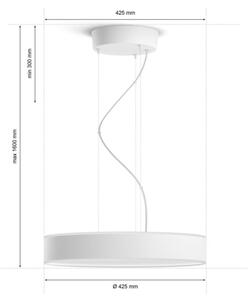 Lustră LED pe cablu dimabilă Hue LED/33,5W/230V 2200-6500K albă Philips