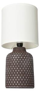 Lampă de masă INER 1xE14/40W/230V maro