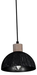 Lustră pe cablu ERIK 5xE27/60W/230V maro/negru