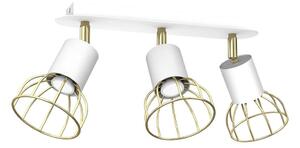 Spot DANTE 3xGU10/25W/230V alb/aurie