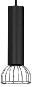 Lustră pe cablu DANTE 1xGU10/25W/230V negru/crom lucios