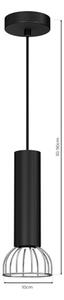 Lustră pe cablu DANTE 1xGU10/25W/230V negru/crom lucios
