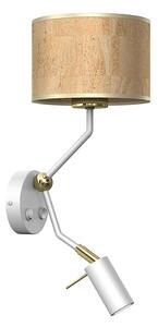 Lampă de perete CORK 1xE27/40W/230V + 1xGU10/MR11/7W