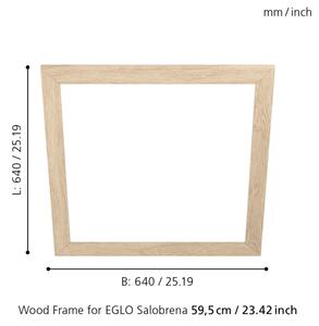 Cadru pentru corp de iluminat SALOBRENA 595x595 mm Eglo 99423