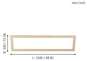 Cadru pentru corp de iluminat SALOBRENA 300x1200 mm Eglo 99424