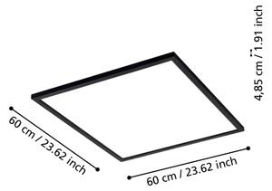 Plafonieră LED dimabilă SALOBRENA-Z LED/33W/230V negru Eglo 900052