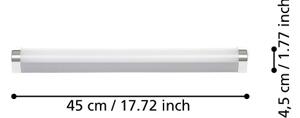 Aplică LED pentru oglindă de baie Eglo 99776 TRAGACETE LED/7,5W/230V IP44 45 cm