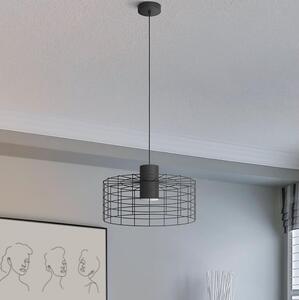 Lustră pe cablu MILLIGAN 1xE27/40W/230V d. 48 cm neagră Eglo 43628