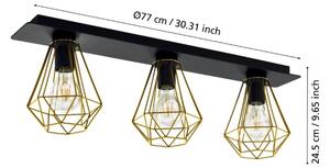 Plafonieră TARBES 3xE27/40W/230V Eglo 43655
