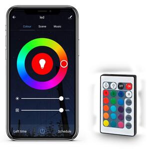 Bandă LED RGB dimabilă LED/20W/230V 5m IP65 Tuya Solight WM57 + telecomandă