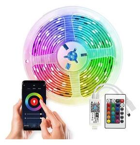 Bandă LED RGB dimabilă LED/20W/230V 5m IP65 Tuya Solight WM57 + telecomandă
