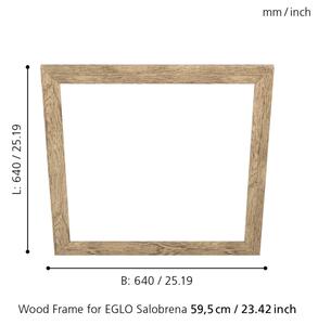Cadru pentru corp de iluminat SALOBRENA 595x595 mm Eglo 99433