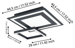 Plafonieră LED RGBW dimabilă SALITERAS-Z LED/21,6W/230V Eglo 900025