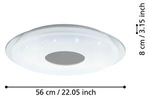 Plafonieră LED dimabilă LANCIANO-Z LED/44,8W/230V 2700-6500K Eglo 900005
