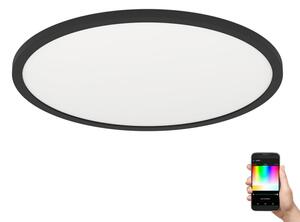 Plafonieră LED RGBW dimabilă ROVITO-Z LED/16,5W/230V negru Eglo 900092