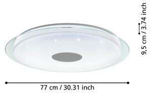 Plafonieră LED dimabilă LANCIANO-Z LED/38,1W/230V 2700-6500K Eglo 900006