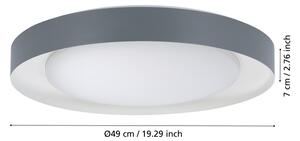 Plafonieră LED dimabilă LAURITO LED/24W/230V 3000-6500K Eglo 99782 + telecomandă