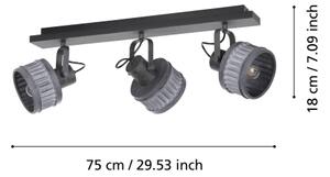 Spot TURROCK 3xE27/28W/230V Eglo 43446