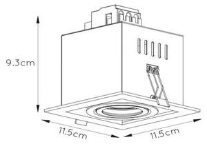 Corp de iluminat încastrat Lucide 09926/01/30 CHIMNEY 1xGU10/50W/230V