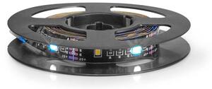 Bandă LED RGB dimabilă SmartLife 2,4m LED/4W/5V Nedis BTLS20RGBW