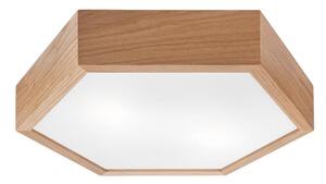 Plafonieră OAK HEX 2xE27/60W/230V d. 43 cm stejar