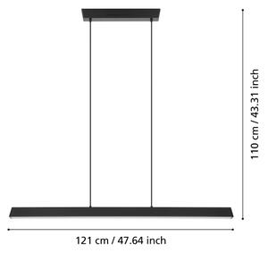 Lustră LED RGBW dimabilă pe cablu SIMOLARIS-Z LED/35W/230V Eglo 99603