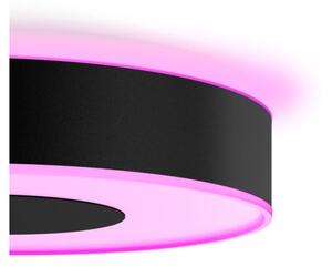 Plafonieră LED Philips Hue RGB, reglabilă, 52,5 W, 230 V, diam. 425 mm, neagră