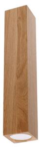 Spot KEKE 1xGU10/40W/230V 30 cm stejar Sollux SL.1041