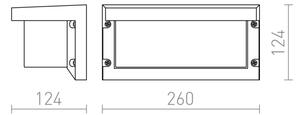 Aplică de exterior HIDE 1xE27/18W/230V IP54 RED-Design Rendl-R12561