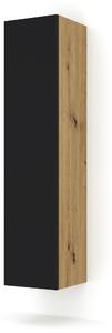 Dulap Dual 150 (Stejar artisan + Negru). 1124860