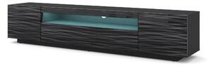 Masă TV Aurinko 200 (sahara Negru) (cu iluminat LED). Promo -20%. 1124868