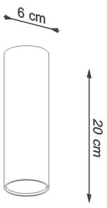 Spot LAGOS 1xGU10/40W/230V 20 cm alb Sollux SL.0997