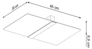 Aplică AZALIA 2xG9/40W/230V Sollux SL.1007