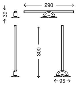 Corp de iluminat LED dimabil pentru oglindă LED/7W/230V 2700-6500K Briloner 2007-019